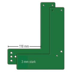 Montagepl.991 770 Mont.an Stahl- u.HLT EH-Türwächter DIN L/R L170xB205mm GFS