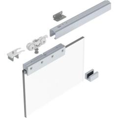 Schiebetürsystem 73 80kg 1300mm EV1 elox.GLT 8/10mm Kompletts.