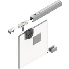 Schiebetürsystem 73 80kg 1300mm EV1 elox.Kompletts.500-700mm Wm.