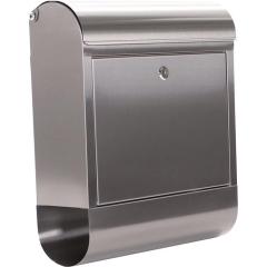 Briefkasten Rondello H.435mm B.385mm T.140mm grau VA DIN C4 ROTTNER