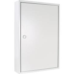 Schlüsselschrank S 64 H450xB300xT80mm 1-türig Zylinderschl.Anz.Hak.64 ROTTNER