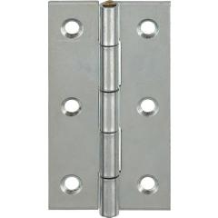 Scharnier H.30mm B.22mm S.0,9mm STA blau verz.gerollt,schmal VORMANN | 50 Stück