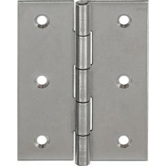 Scharnier 10502 H.50mm B.39mm S.1,0mm VA gerollt,halbbreit VORMANN | 20 Stück