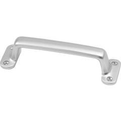 Handgriff A.26mm L.140mm B.38mm Alu-Guss silberf.elox.Löcher 4,D.3,7mm HERMETA