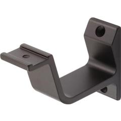 Handlaufträger 3550 Alu.schwarz ku.-besch.ger.Auflage HERMETA