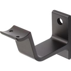 Handlaufträger 3553 Alu.schwarz ku.-besch.gewölbte Auflage HERMETA