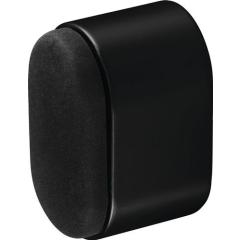 Wandtürpuffer 4700/4702/4704 Alu.schwarz ku.-besch.L.25mm HERMETA