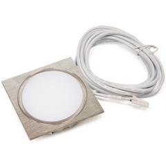 Einbauleuchte Chip HE 58 Emotion 24V DC 2,5 W Rahmenfarbe VA,geb.L&S