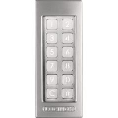 Zugangs-Tastatur Slimstone-2- Codetast.Schutzklasse IP65 silber Bel.Ja