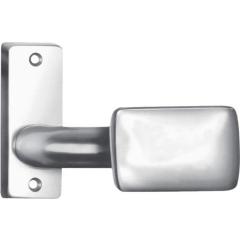 Türknopf 485 LM F1/silberf.gekr.ktg fest B.65mm H.44mm AMF