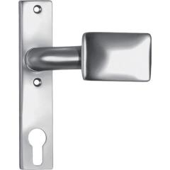 Türknopf-Kurzschild 486Z fest LM F1/silberf.4-KT.8mm AMF