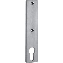 Zylinderkurzschild 427Z VA ma o.Drückerloch PZ 72mm AMF