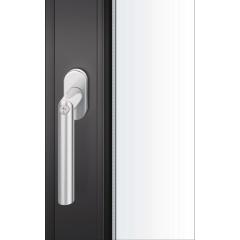 Fenstergriff 34 1076 VA 30-35mm VA f.matt m.Rastung FSB