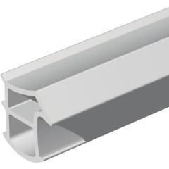 Türanschlagdg.K2154 L.5m z.Einstecken W-PVC blk grau ELLEN