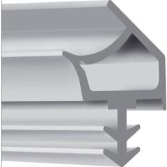 Türanschlagdg.K2953 L.5m z.Einfräsen TPE blk weiß ELLEN