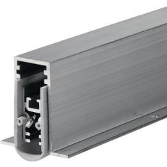 Türdichtung EllenMatic Soundproof Omega 1 stg.L.1208mm B.15mm Alu.blk silber