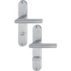 Langschildgarnitur Ams.E1400Z/302 VA F69 SK/OL 78mm HOPPE