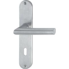 Langschildgarnitur Ams.E1400Z/302 VA F69 OB 72mm HOPPE