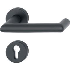 FS-Garnitur Rotterdam FS-1401/42H/42HS Alu.F9714M schw. ma D/D TS 40-65mm PZ rd.