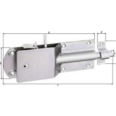 Sicherheits-Stallriegel L.200mm B.125mm STA galv.verz.d.pass.GAH