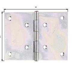 Scharnier H.100mm B.152mm S.2,0mm STA sdmverz.breit GAH | 10 Stück