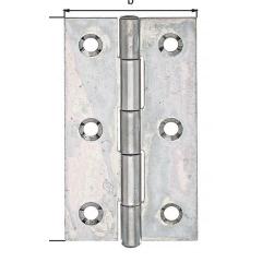 Scharnier H.82mm B.45mm S.1,25mm STA sdmverz.schmal GAH | 20 Stück