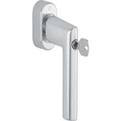 Fenstergriff Ams.E038S/UD9056 Alu.20-30mm F1/silberfarbig HOPPE