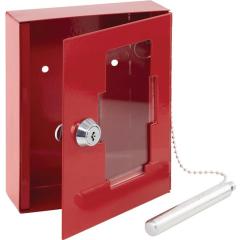 Notschlüsselbox EMG 6165 H150xB120,00xT48mm rot Stal Anz.Hak.1 BURG-WÄCHTER