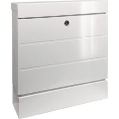 Briefkastenset NewYork 850 W H.405mm B.364mm T.110mm weiß verzinkter STA