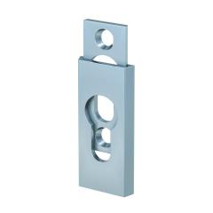 Aluminium-Schutzrosette, 6 mm, eckig (PZ) F1