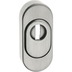 Schlüsselrosette 0815/0000 Alu.F12 Schildst.14,5mm PZ ov.EDI