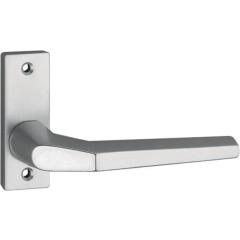 Profiltürdrückerlochteil 1390/0000 Alu.F1 ktg 8mm gekr.EDI