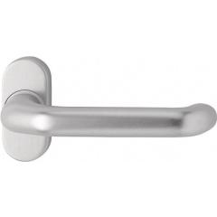 Profiltürdrückerlochteil 1300/2033 Alu.F12 ov.8mm gekr.EDI