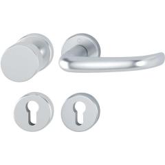 Rosettengrt.San Fran.58/42KV/42KVS/1301 Alu.F1 U-Form PZ DIN L/R fl.D/K HOPPE