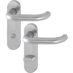 Kurzschildgarnitur Paris E138Z/353K VA F69 SK/OL rd Drückergrt.HOPPE