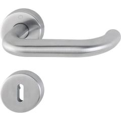 Rosettengrt.Paris E58/42H/42HKVS/138 VA F69 U-Form PZ DIN L/R fl.D/K HOPPE