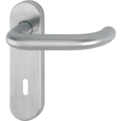 Kurzschildgarnitur Paris E138/353KH VA F69 OB rd Drückergrt.HOPPE