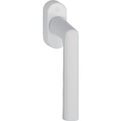 Fenstergriff Hamburg 0700L/U26 Alu.F9016 verkehrsweiß 32-42mm Stand.HOPPE
