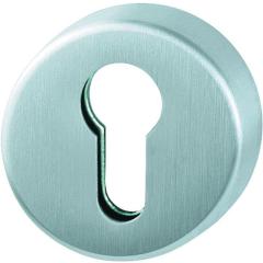 Schlüsselrosette E42HS VA F69 Schildst.10mm PZ rd.HOPPE