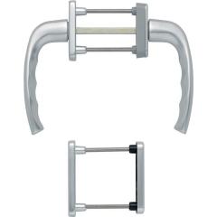 Balkongarnitur NY 0810/961N/U10/… Alu.F1 63-73mm 4-KT.7mm HOPPE