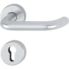 Rosettengrt.Paris 138/42H/42HKVS Alu.F1 U-Form PZ DIN L/R D/D HOPPE