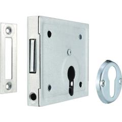 Kastenriegelschloss 150 DIN L/R PZ m.Flachschließbl.Dornm.60mm BEVER