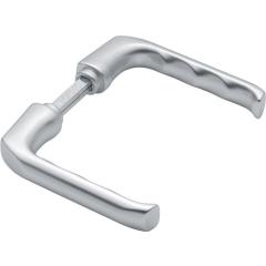 Türdrückerpaar London 113 Alu.F1 o.Rosetten 4-KT.8mm HOPPE