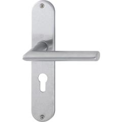 Langschildgarnitur Stock.E1140Z/302 VA F69 PZ 72mm DIN L/R HOPPE