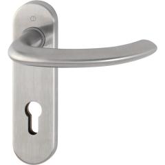 Kurzschildgarnitur Mar.E1138Z/353K VA F69 PZ rd Drückergrt.HOPPE