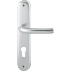 Langschildgarnitur Tôkyô 1710/273P Alu.F1 PZ 72mm DIN L/R HOPPE