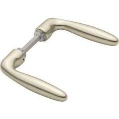 Türdrückerpaar Verona 1510 Alu.F2 o.Rosetten 4-KT.8mm HOPPE