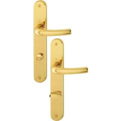 Langschildgarnitur Tôkyô M1710RH/265 MS F71 SK/OL 78mm DIN L/R HOPPE