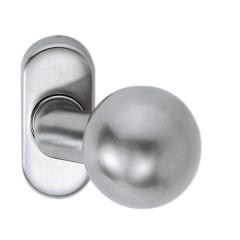 Profiltür-Knopf 2033/4010 Material Alu.F1 fest/drehbar EDI