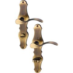 Langschildgarnitur Weimar M112SLN/2007 MS F73 SK/OL 78mm DIN L/R HOPPE